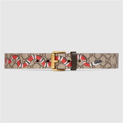 gucci double g snake suprem belt|Gucci snake belt men's.